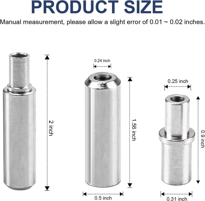 HEBRAR Sandblaster Nozzle Combo Pack for Accessories, Steel Sand Blaster Nozzle Tips for Most Sand Blasters Efficient Blasting Sandblast Nozzles Silver - Image 2